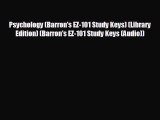 Read Psychology (Barron's EZ-101 Study Keys) (Library Edition) (Barron's EZ-101 Study Keys