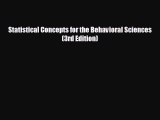 Download Statistical Concepts for the Behavioral Sciences (3rd Edition) PDF Online
