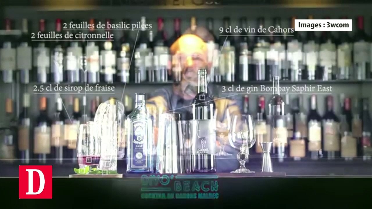 Deux cocktails au vin de Cahors pour booster sa notoriété