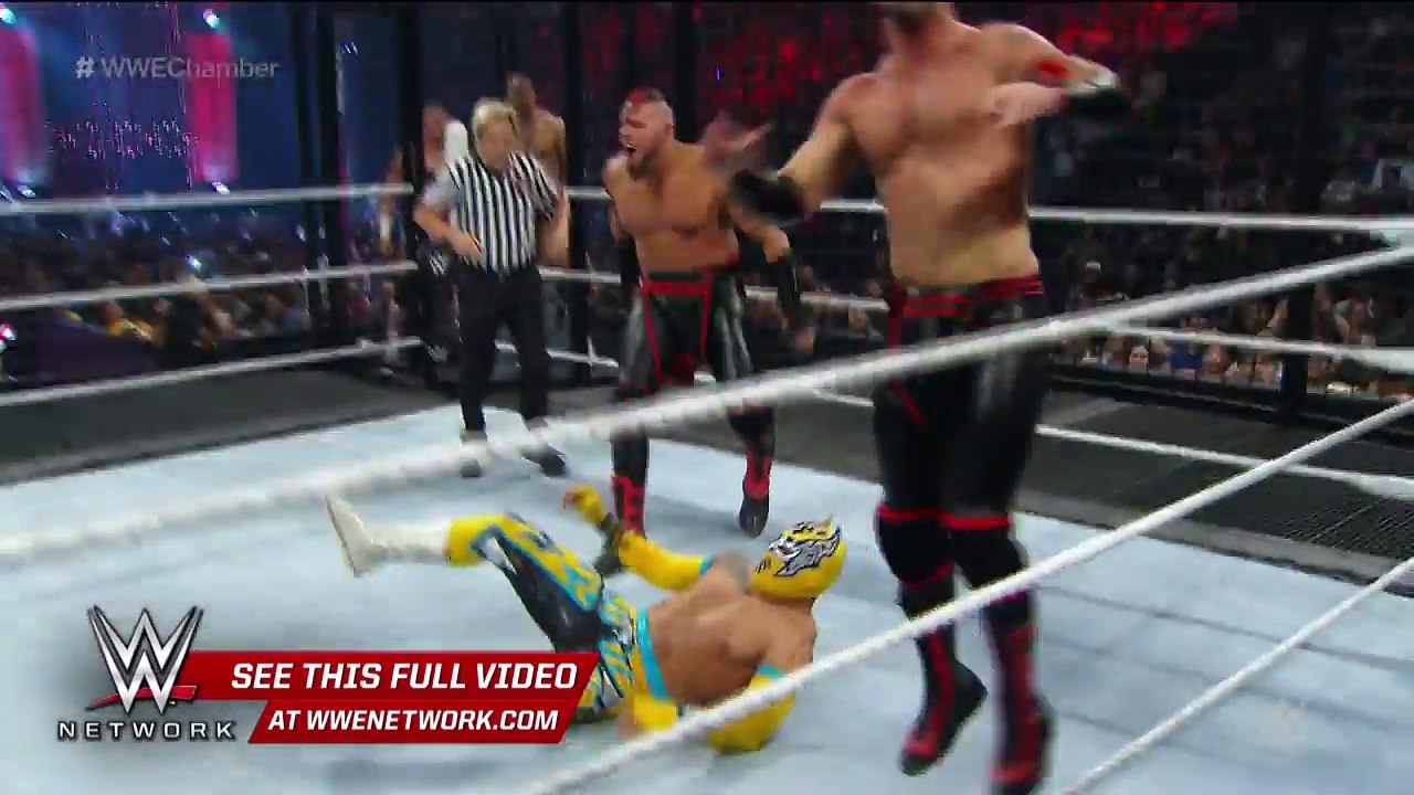WWE Tag Team Championship Elimination Chamber Match: Elimination Chamber 2015, on WWE Network