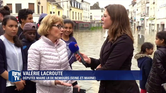 Inondations: la maire de Nemours appelle à la solidarité des habitants