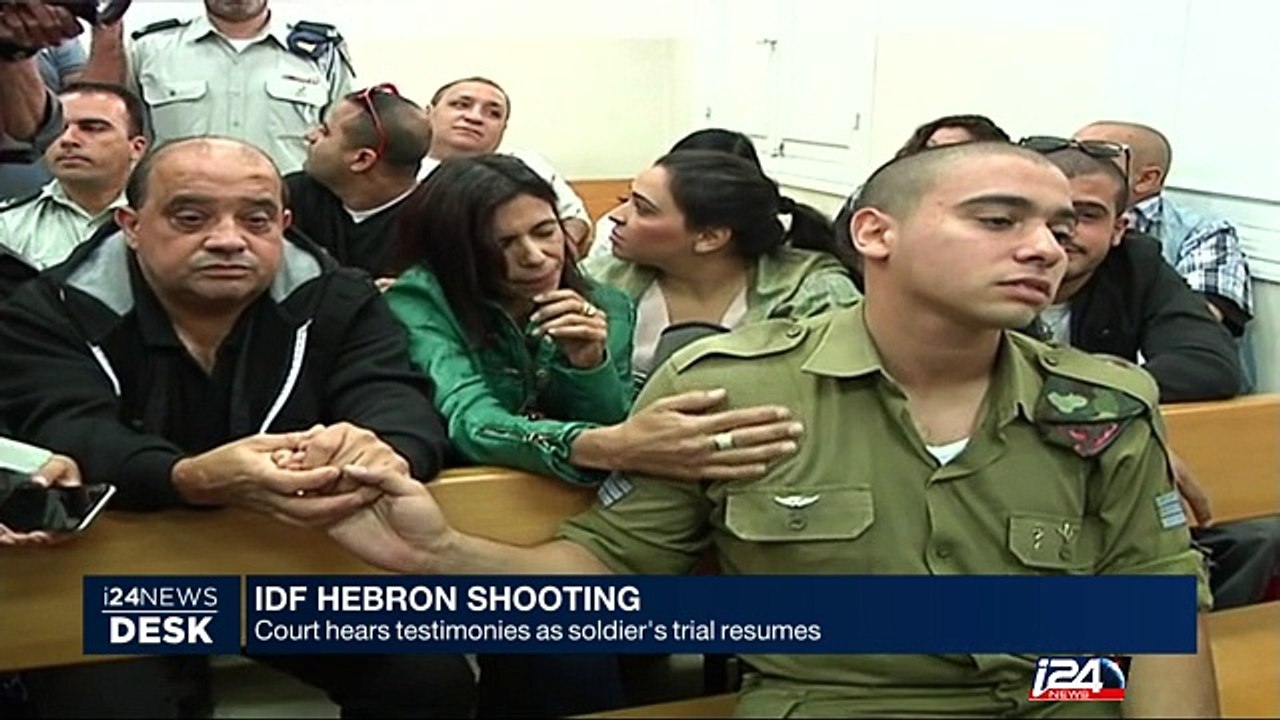 IDF hebron shooting: Court hears testimonies as soldier's trial resumes