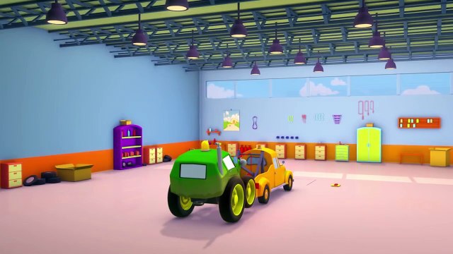 Le Tracteur et Tom la dépanneuse Voitures et camions dessins animés pour les enfants