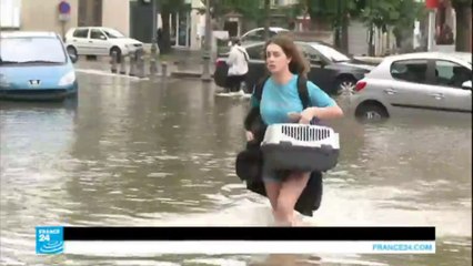 كميات غير مسبوقة من الأمطار في فرنسا