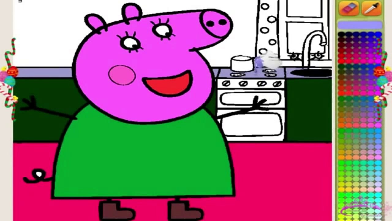 Свинка Пеппа - #раскраска_6 Peppa Pig
