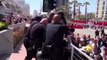 President Trump Thug Protestors Getting Man Handled By San Diego Police Today