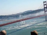 Maltese Falcon sails through the Golden Gate