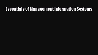 EBOOKONLINEEssentials of Management Information SystemsBOOKONLINE