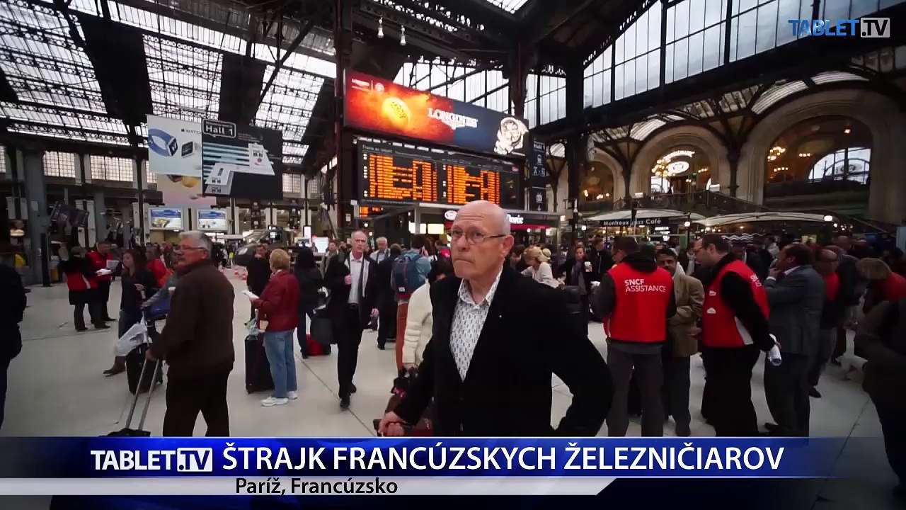 Zamestnanci francúzskych železníc štrajkujú