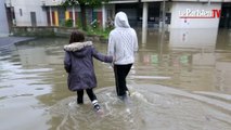 Le centre de Longjumeau noyé sous les eaux