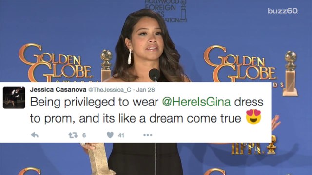 Gina Rodriguez Makes A Fan's Prom Dreams Come True