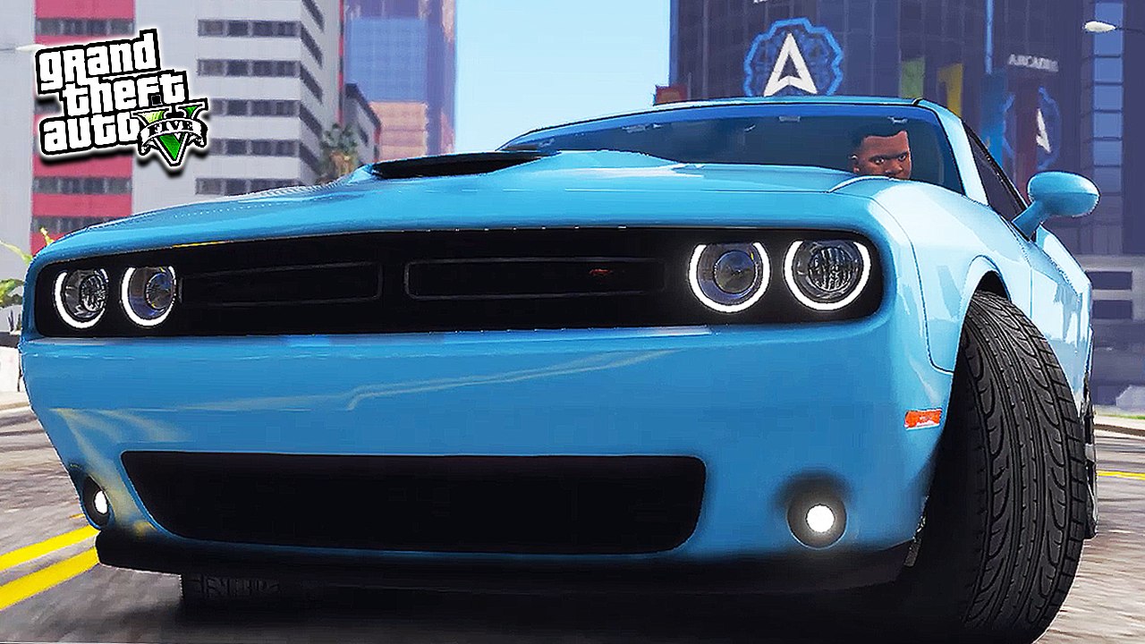 GTA 5 - Dodge Challenger Hellcat ! Drift Montage