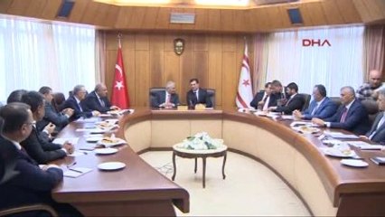 Başbakan Binali Yıldırım, KKTC'de Mevkidaşı Hüseyin Özgürgün ile Görüştü..