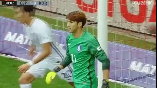 David Silva Amazing Free Kick Goal Spain vs South Korea 2-0 • International Friendlies 2016