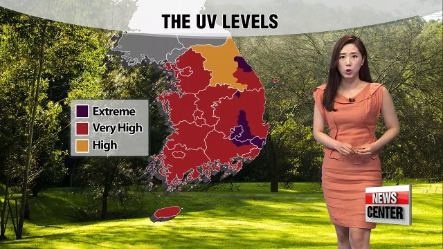 Sizzling weather under strong UV rays