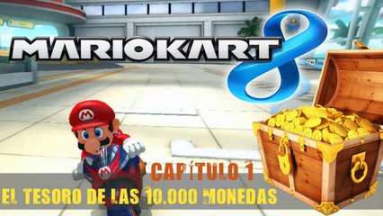 Gameplay Mario Kart 8 en Español - El Tesoro de las 10.000 Monedas
