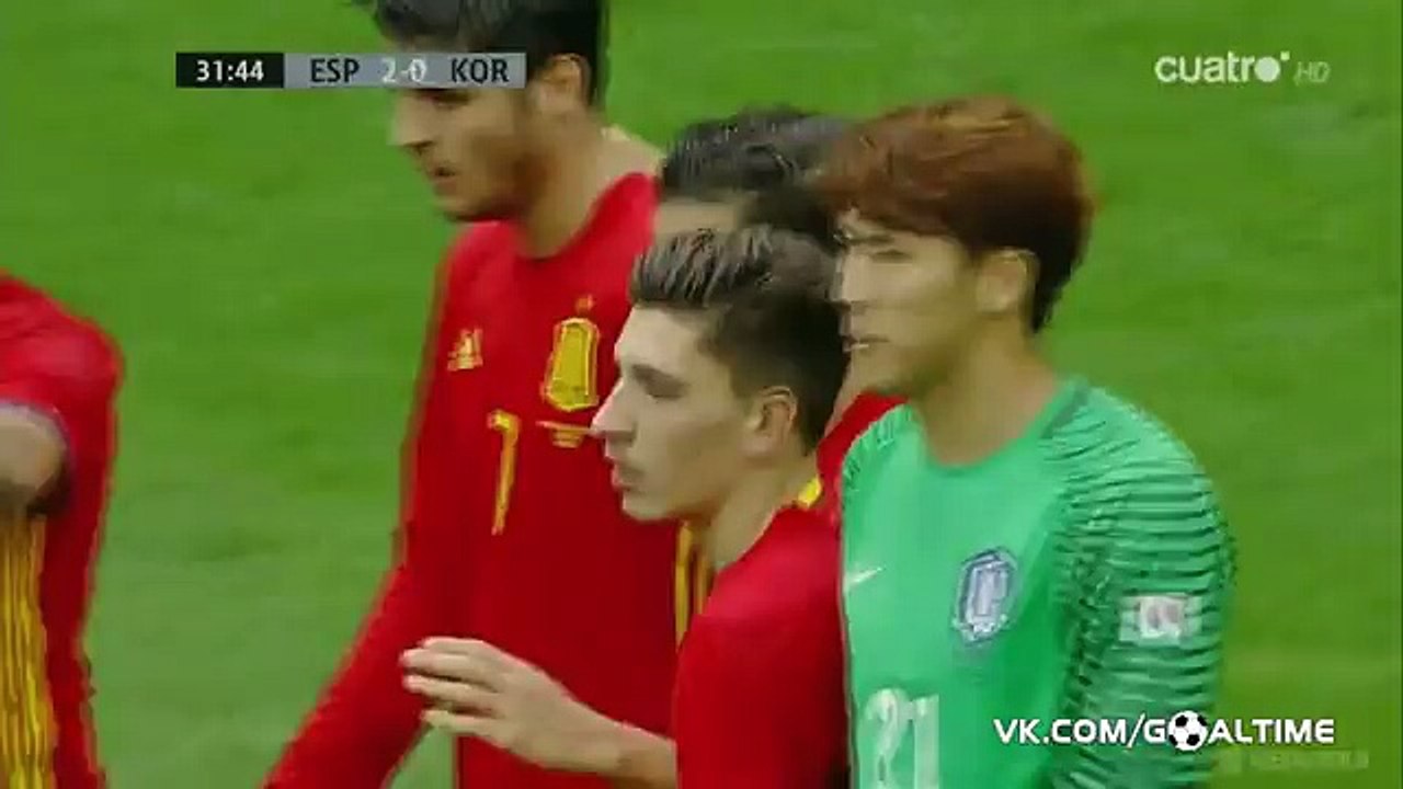 Cesc Fabregas Goal HD - Spain 2-0 South Korea - 01-06-2016