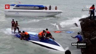 Tourist boat in Thailand capsizes, kills two