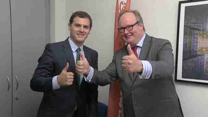 Albert Rivera defiende entrada de C's en partido liberal UE pese resistencia de CDC