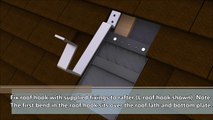 Solar Slate Plate - ERIC-TILE  roof hook / bracket for plain / rosemary tiled roofs.