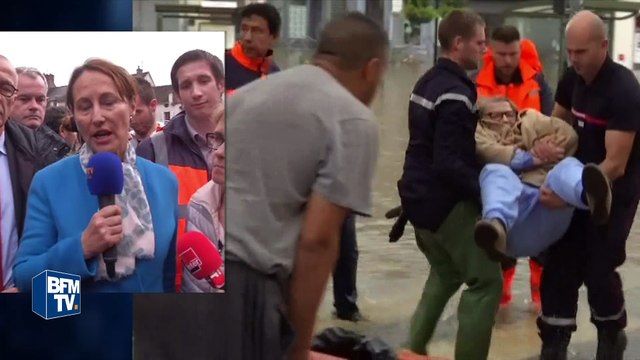 Ségolène Royal: 3.000 personnes évacuées à Nemours en raison des inondations
