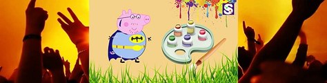 Peppa Pig  Batman Finger Family Nursery Rhymes Simple Songs | Familia Peppa