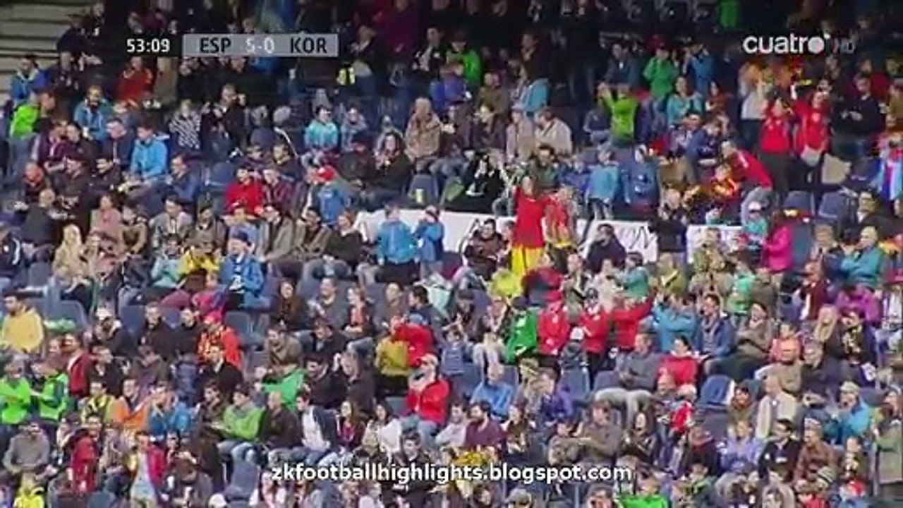 Alvaro Morata Goal Spain 6-1 South Korea Friendly