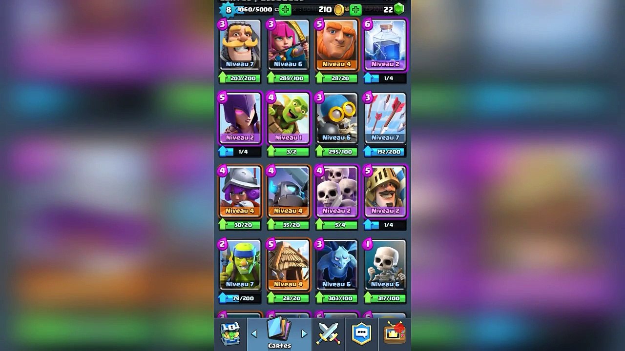Présentation de Swiper + Deck arène 4 pour rush arène 6 - Clash Royale.