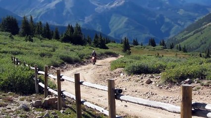 Day 8 on the Continental Divide Trail with my KTM 450 #25.  Taylor  pass, Colorado