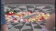 El memorial de John Lennon en Nueva York recupera la paz