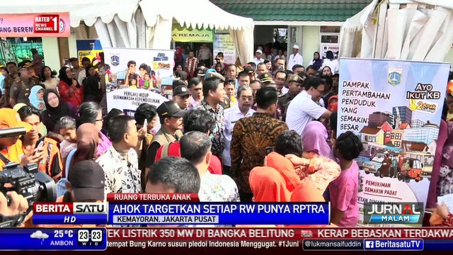 Ahok Targetkan RPTRA di Tiap Kelurahan