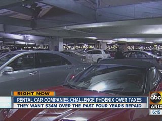 Rental car companies sue city of Phoenix