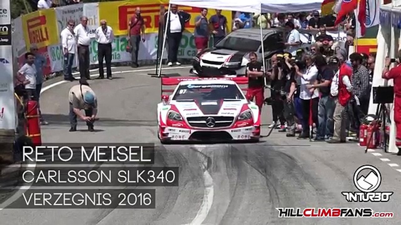 Este Mercedes SLK340 é o verdadeiro "Hillclimb-Monster"