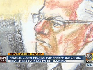 Federal judge puts off decision on criminal contempt charges for Arpaio