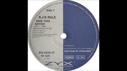 R.J.'s Rule - Rave This Nation (Mix 1 Raw Substantial) (A)
