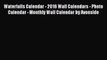 Read Books Waterfalls Calendar - 2016 Wall Calendars - Photo Calendar - Monthly Wall Calendar