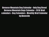 Read Books Bernese Mountain Dog Calendar - Only Dog Breed Bernese Mountain Dogs Calendar -