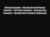 Read Books Brittany Calendar - Only Dog Breed Brittanys Calendar - 2016 Wall calendars - Brittanys