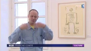 JEAN-PIERRE SERGENT, REPORTAGE FRANCE 3 FRANCHE-COMTÉ À L’EXPOSITION MAYAN DIARY AU MUSEE DES BEAUX-ARTS DE MULHOUSE