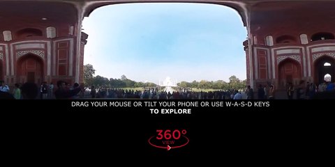 Taj Mahal 360 Degree VR Tour India