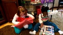 2015 12 19 Quinn & Neva opening Christmas Gifts from WA