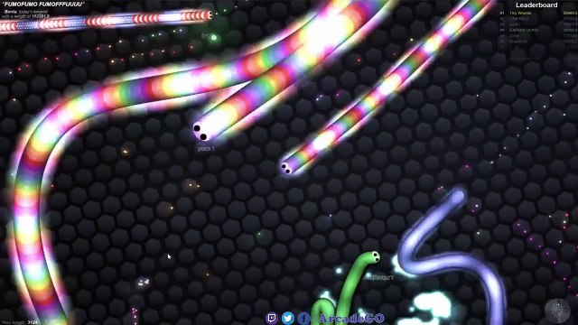 47K+ MASS EVERYONE WANTS TO KILL ME! - Slither.io Top Player Highscore (Slither.io Hack / Mod)