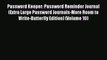 EBOOKONLINEPassword Keeper: Password Reminder Journal (Extra Large Password Journals-More Room