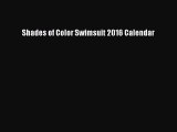 Read Books Shades of Color Swimsuit 2016 Calendar E-Book Free