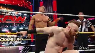 John Cena vs. Sheamus- Raw, Sept. 14, 2015
