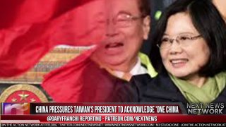 CHINA PRESSURES TAIWAN'S PRESIDENT TO ACKNOWLEDGE 'ONE CHINA