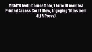 Read Books MGMT8 (with CourseMate 1 term (6 months) Printed Access Card) (New Engaging Titles