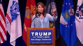 Sarah Palin Stumps for Donald Trump in San Diego CA. (5-27-16)