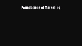 Read Books Foundations of Marketing ebook textbooks