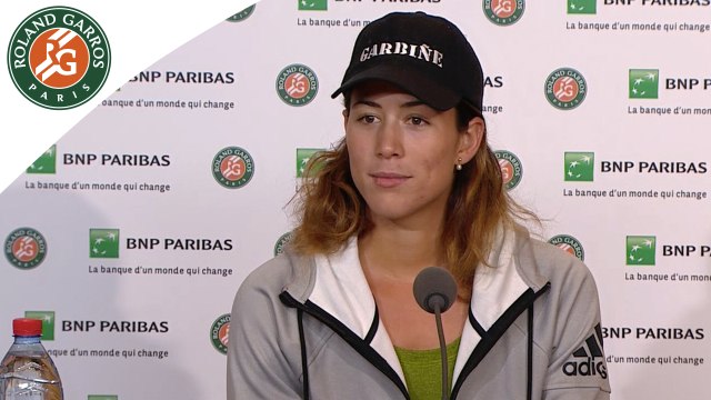 Roland-Garros 2016: Press conference: Muguruza / 1/4